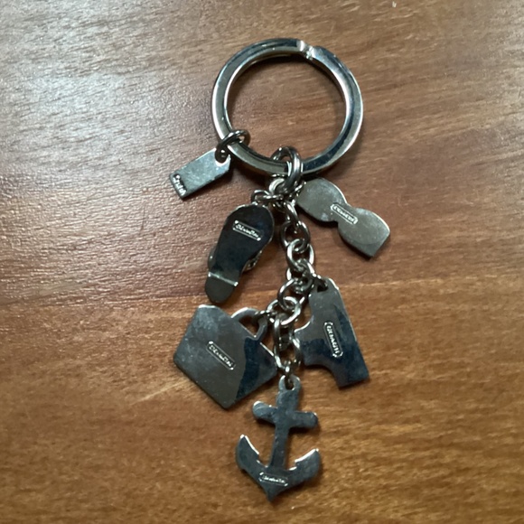 Coach Rare Find flip flop, tote bag, anchor, swimsuits keychain, key fob - Picture 9 of 10